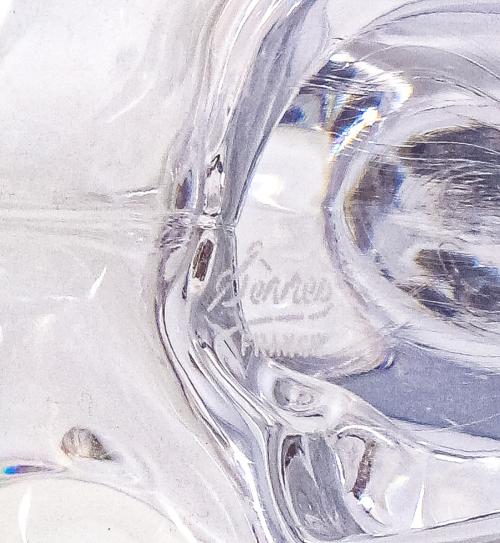 FIGURA EN CRISTAL DE SÈVRES DEL ÚLTIMO CUARTO DEL S.XX