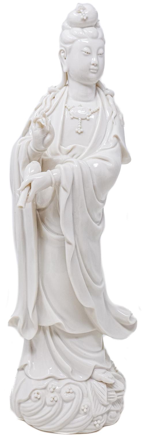 FIGURA EN PORCELANA BLANCA DE LA SEGUNDA MITAD DEL S.XX