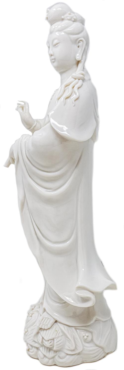 FIGURA EN PORCELANA BLANCA DE LA SEGUNDA MITAD DEL S.XX