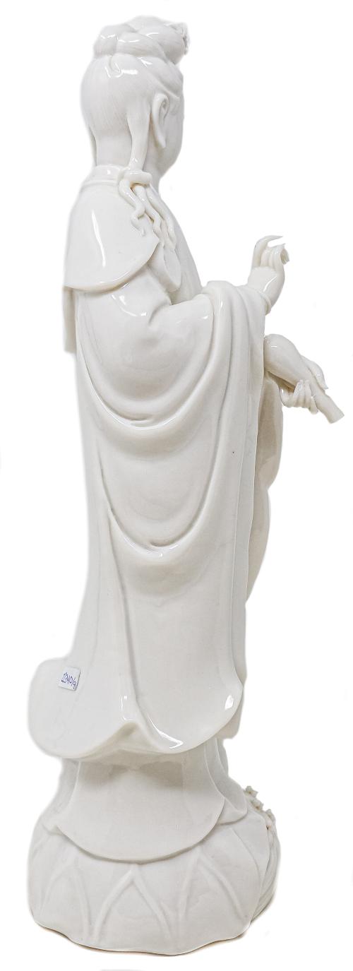 FIGURA EN PORCELANA BLANCA DE LA SEGUNDA MITAD DEL S.XX