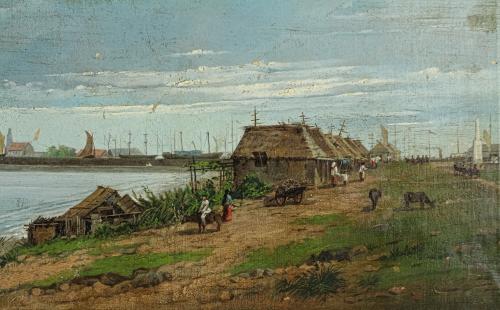 ANÓNIMO DE ESCUELA COLONIAL DE FINALES DEL SIGLO XIX