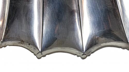 CENTRO DE MESA EN PLATA DE MEDIADOS DEL S.XX