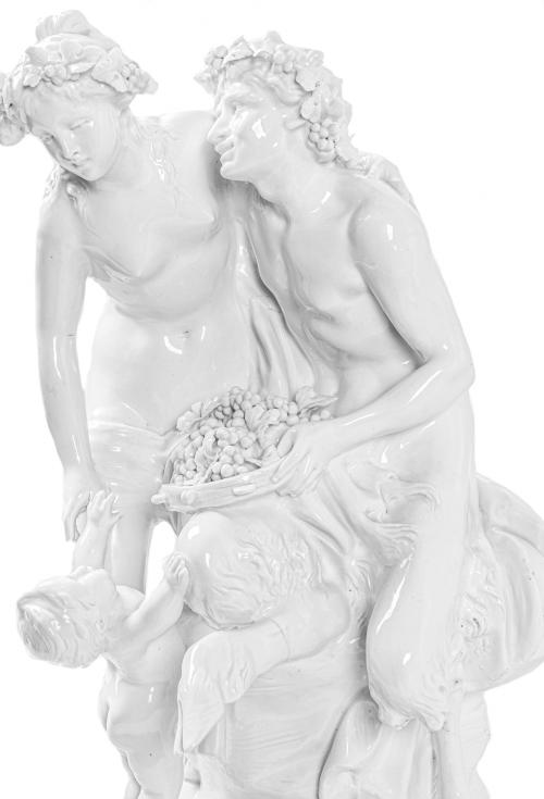 SÁTIRO, JOVEN BACANTE I PUTTI