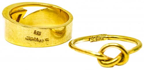 DOS ANILLOS DE ORO