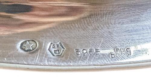 SOPERA EN PLATA PUIG DORIA DEL ULTIMO TERCIO DEL S.XX
