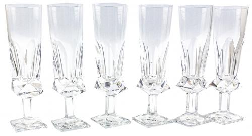CONJUNTO DE 11 COPAS EN CRISTAL ALEMAN ULTIMO CUARTO S.XX