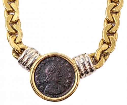 ADEREZO VENECIANO CON MONEDAS ROMANAS