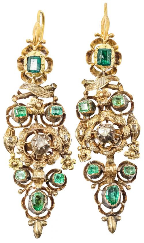 PENDIENTES ISABELINOS DEL S.XIX