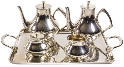 JUEGO DE CAFÉ DE PLATA