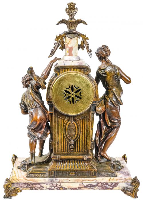 RELOJ DE SOBREMESA FRANCES DE FINALES DEL S.XIX