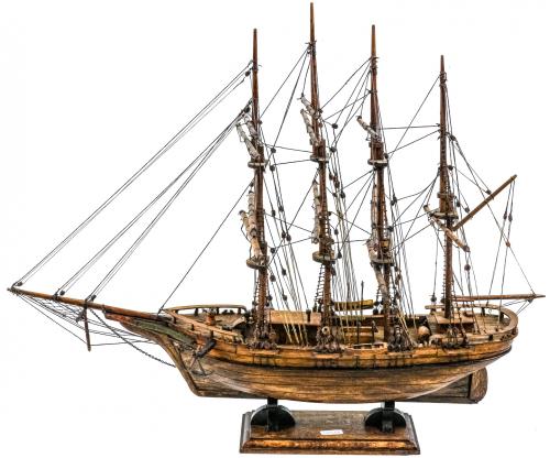 MAQUETA DE VELERO DE PRINCIPIOS DEL S.XX