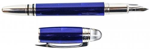 PLUMA ESTILOGRÁFICA MONTBLANC "STAR WALKER COOL BLUE"