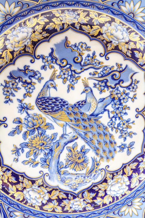 PLATO EN PORCELANA ALEMANA DEL ÚLTIMO CUARTO DEL S.XX