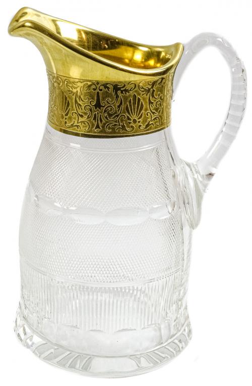 JARRA EN CRISTAL "MOSER" DE MEDIADOS DEL S.XX