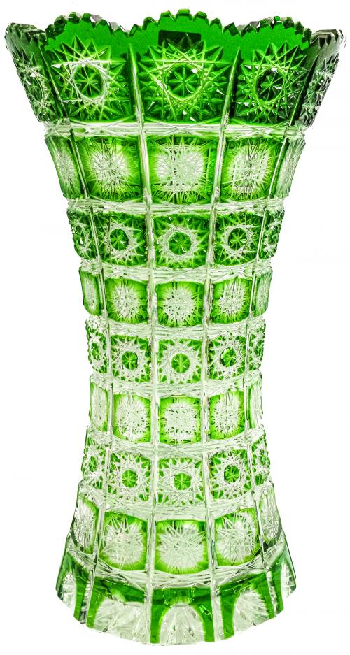 GRAN JARRÓN FLORERO EN CRISTAL DEL SEGUNDO TERCIO S.XX