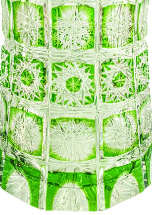 GRAN JARRÓN FLORERO EN CRISTAL DEL SEGUNDO TERCIO S.XX