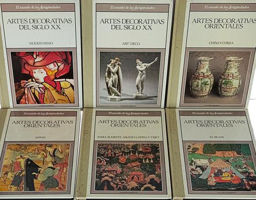 SEIS LIBROS SOBRE ARTES DECORATIVAS