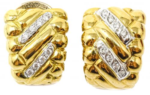 PENDIENTES CON BRILLANTES