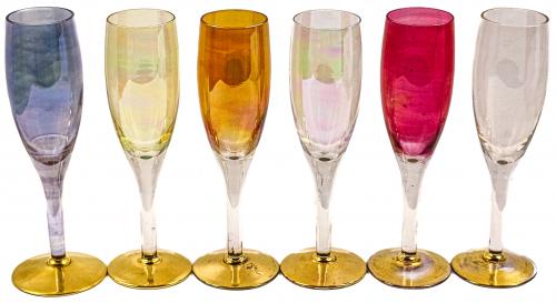 COJUNTO DE SEIS COPAS DE CAVA