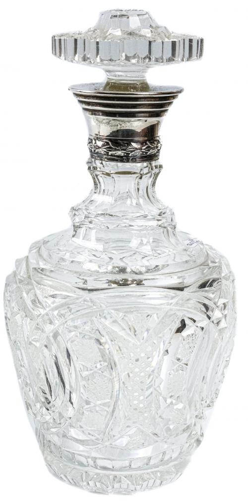 CENTRO, SALERO Y BOTELLA DE LOS AÑOS 40/50
