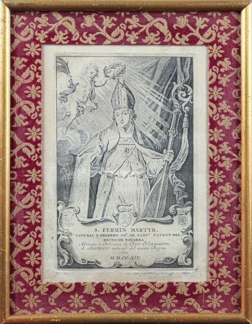 GRABADO RELIGIOSO S.XVIII