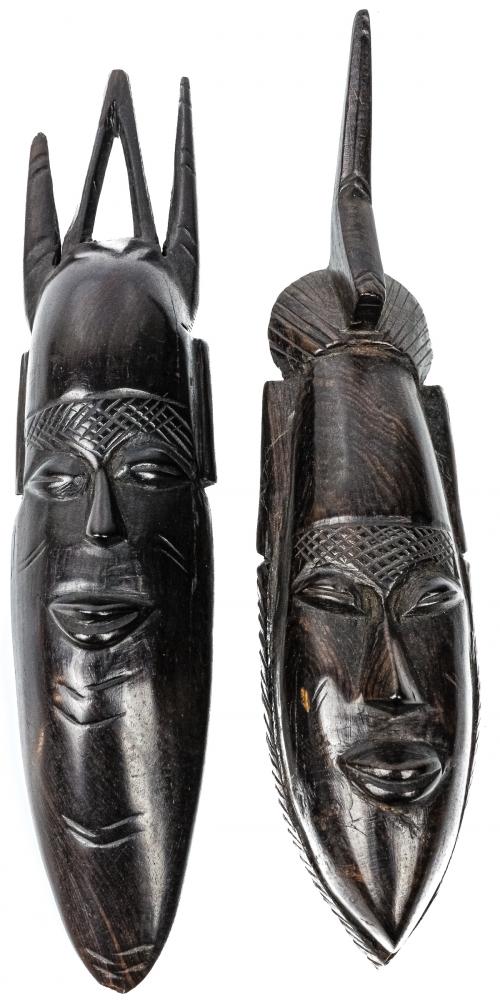 DOS TALLAS AFRICANAS DE MEDIADOS DEL S.XX