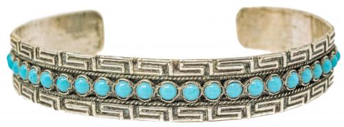PULSERA ESCLAVA CON TURQUESAS