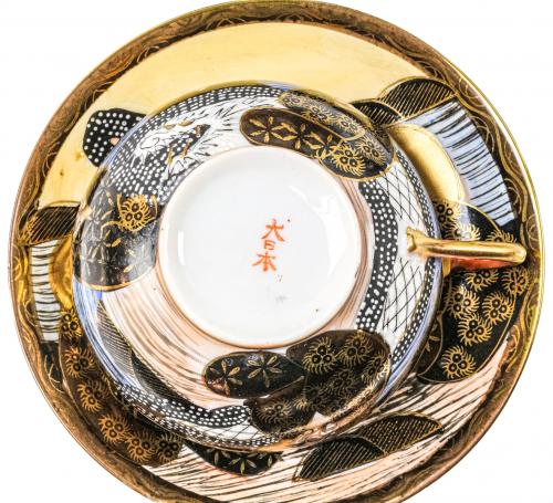 JUEGO DE TÉ JAPONÉS "SATSUMA" DEL SEGUNDO CUARTO DEL S.XX