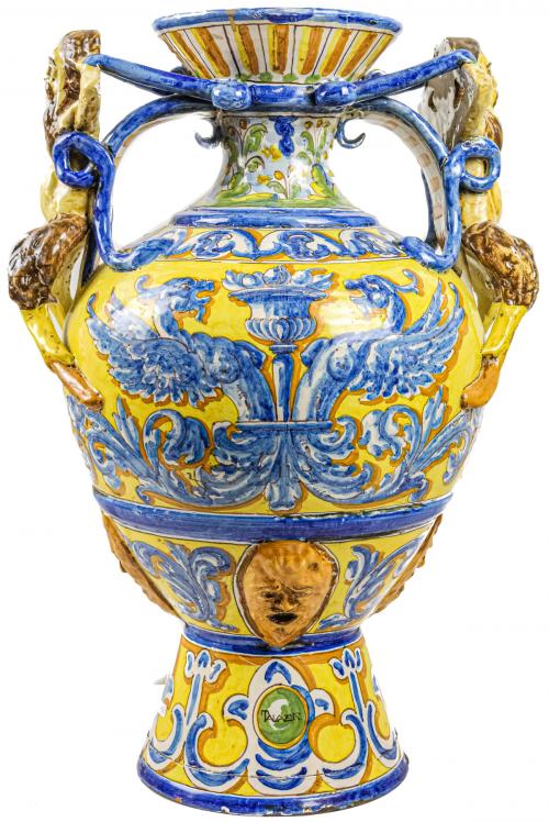 JARRÓN DE CERÁMICA DE TALAVERA DE LA REINA