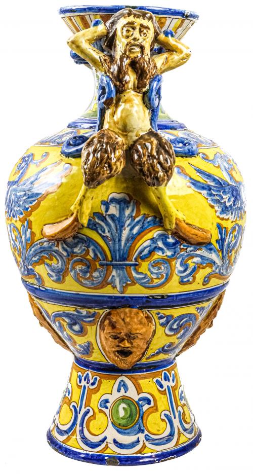 JARRÓN DE CERÁMICA DE TALAVERA DE LA REINA