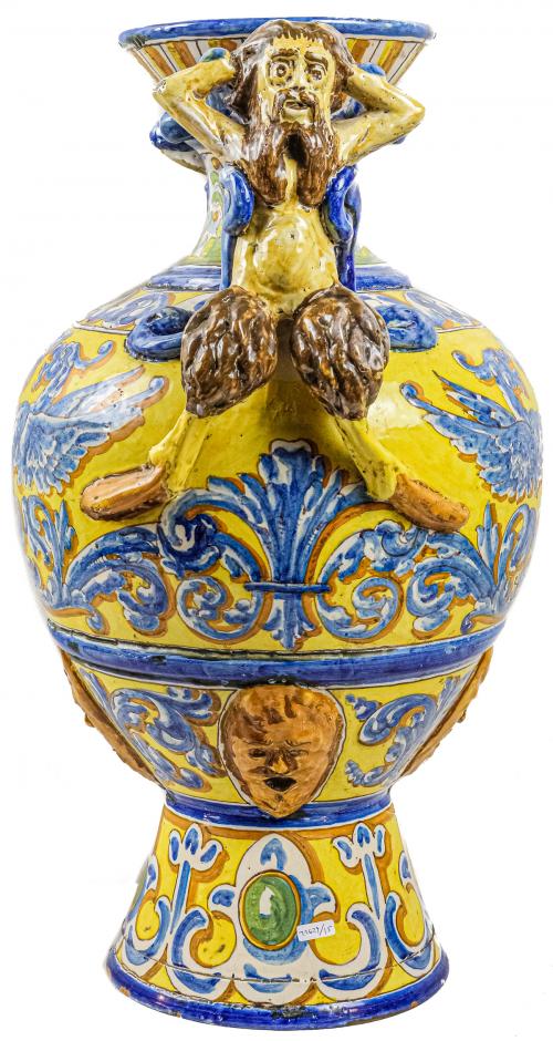 JARRÓN DE CERÁMICA DE TALAVERA DE LA REINA