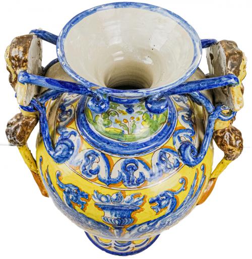 JARRÓN DE CERÁMICA DE TALAVERA DE LA REINA