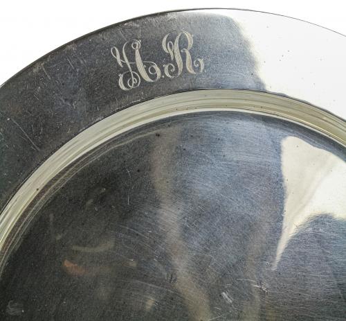 CONJNTO DE PLATOS DE PRESENTACIÓN EN PLATA MEDIADOS DEL S.XX