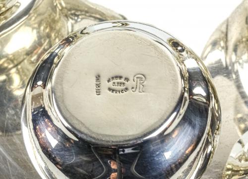 SERVICIO DE CAFÉ EN PLATA DE MEDIADOS DEL S.XX