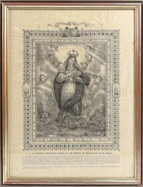 GRABADO SOBRE SEDA DE 1867