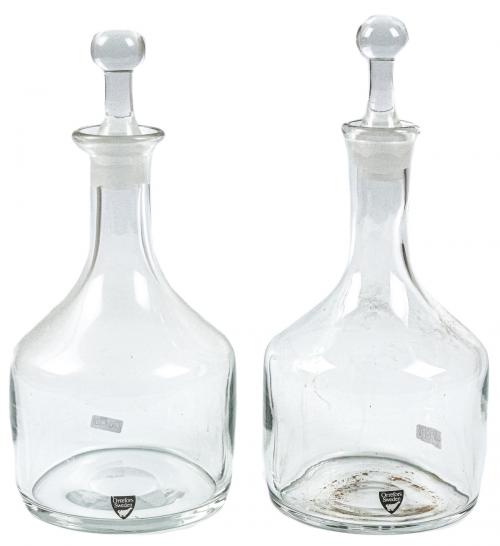 PAREJA DE BOTELLAS ORREFORS