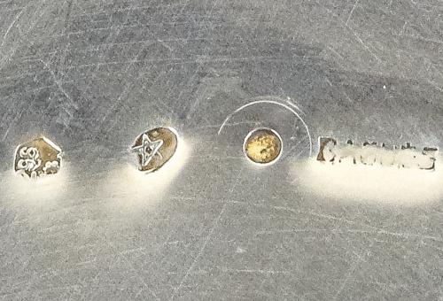GRAN CENTRO DE MESA EN PLATA DEL ÚLTIMO TERCIO S.XX