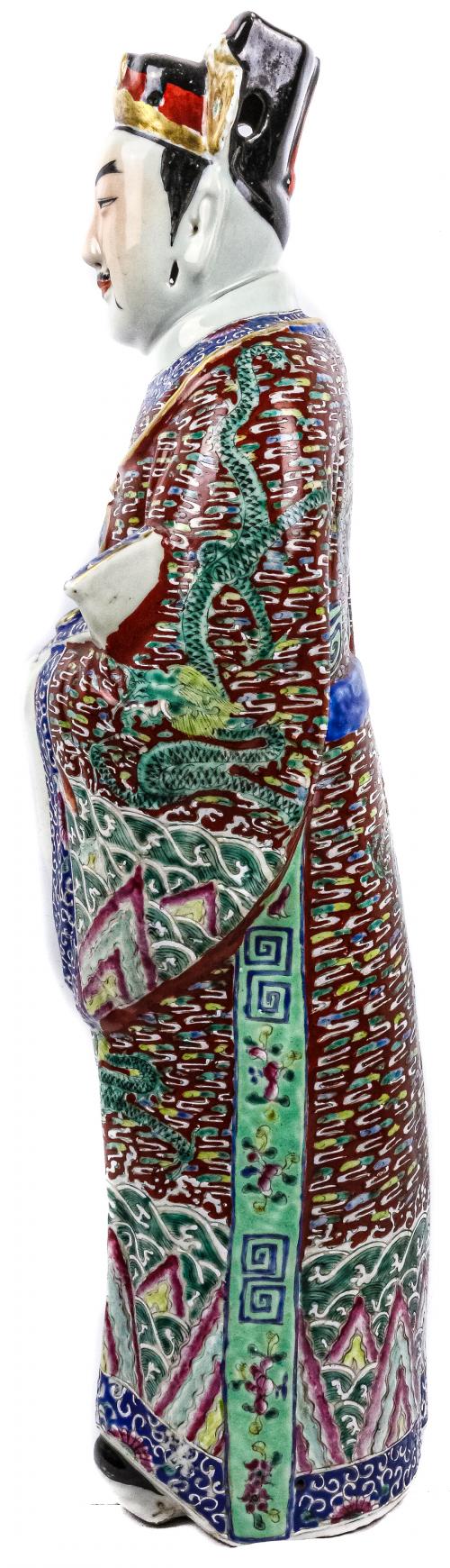 FIGURA DE PORCELANA ORIENTAL DEL PRIMER CUART DE SIGLO XX