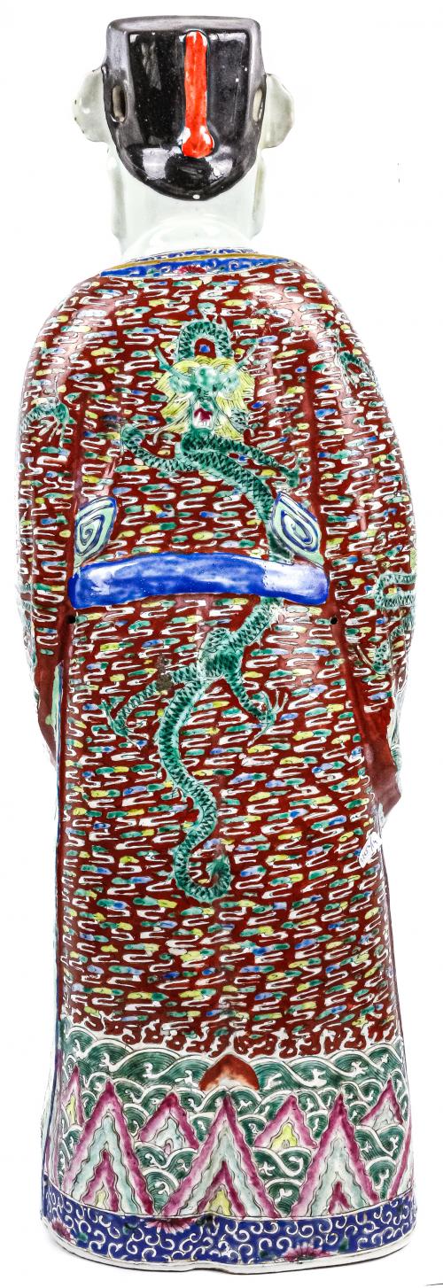 FIGURA DE PORCELANA ORIENTAL DEL PRIMER CUART DE SIGLO XX