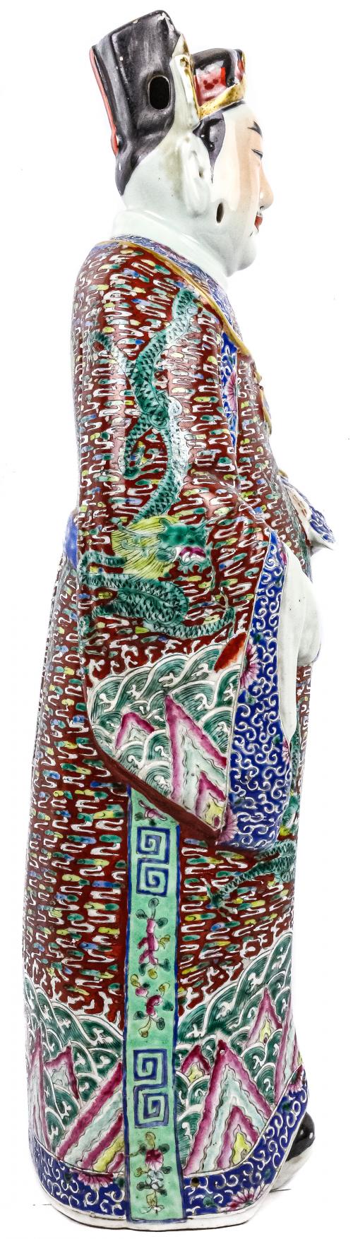 FIGURA DE PORCELANA ORIENTAL DEL PRIMER CUART DE SIGLO XX