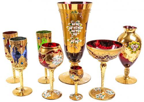 COLECCIÓN DE COPAS VENECIANAS
