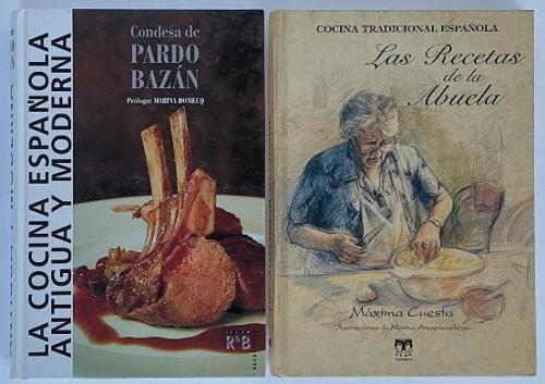 DOS LIBROS DE COCINA.