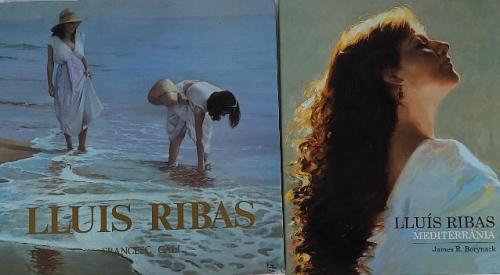 DOS LIBROS SOBRE EL PINTOR LLUÍS RIBAS.    