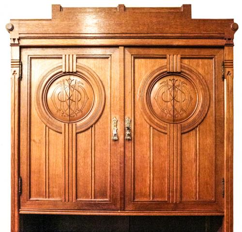 MUEBLE ARCHIVADOR DE DESPACHO DEL PRIMER CUARTO DEL S.XX