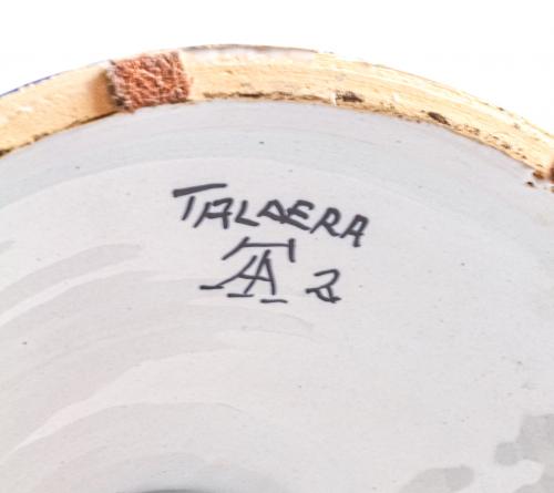 JARRÓN EN CERÁMICA DE TALAVERA