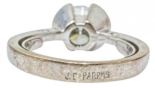 ANILLO SOLITARIO DE CAPARROS