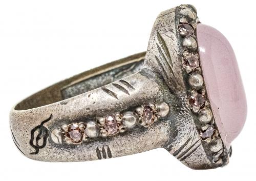 ANILLO DE PLATA DE PALO