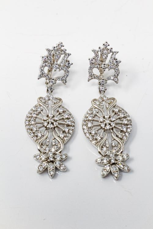 PENDIENTES LARGOS EN PLATA