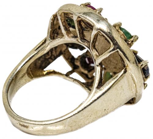 ANILLO ROSETÓN EN PLATA