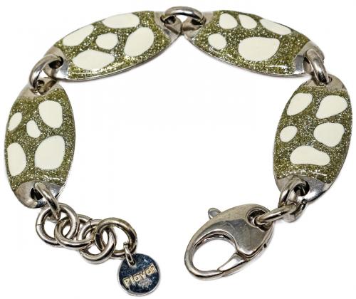 PULSERA EN PLATA Y ESMALTES